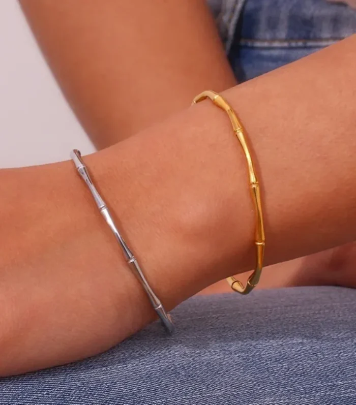 Bamboo Shape Bangle (1)