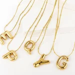 Big Initial Necklace