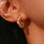 Chunky Twist Earrings (1)
