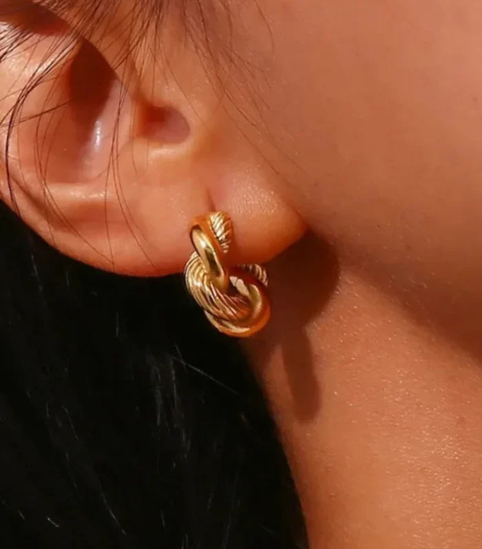 Chunky Twist Earrings (1)