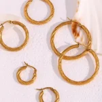 Croissant Hoop Earrings