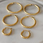 Croissant Hoop Earrings