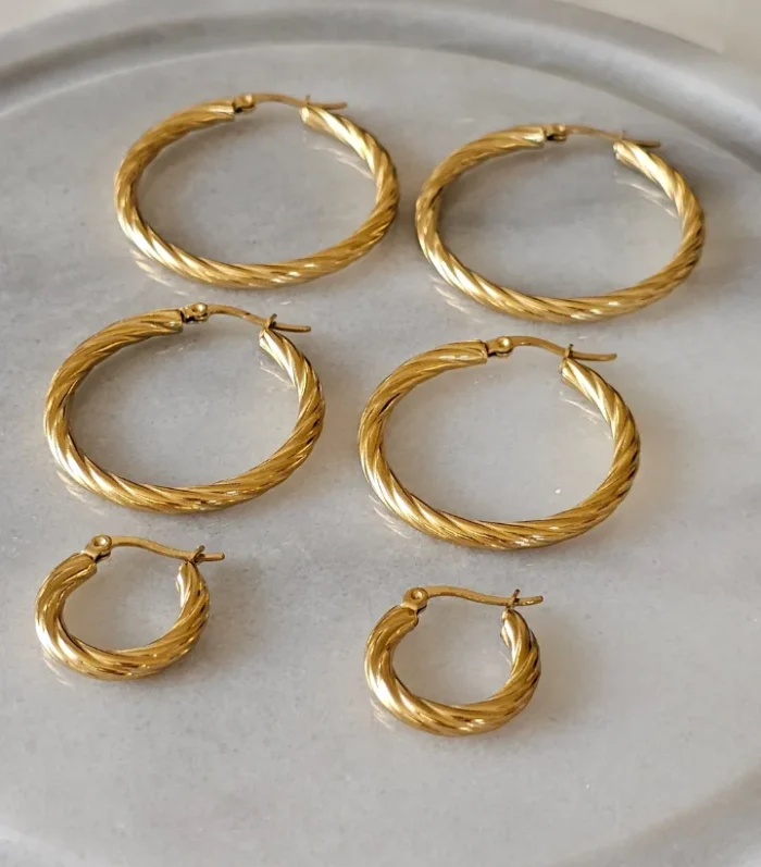 Croissant Hoop Earrings