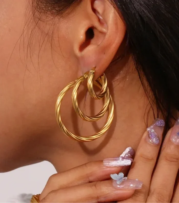 Croissant Hoop Earrings