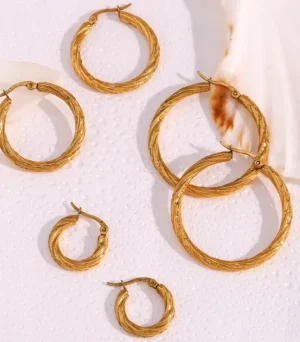 Croissant Hoop Earrings