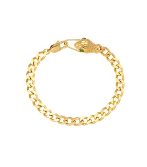 Cuban Snake Clasp Bracelet