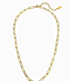 Dainty Paperclip Necklace