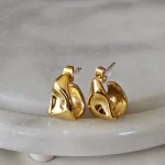Hammered Shape Earrings