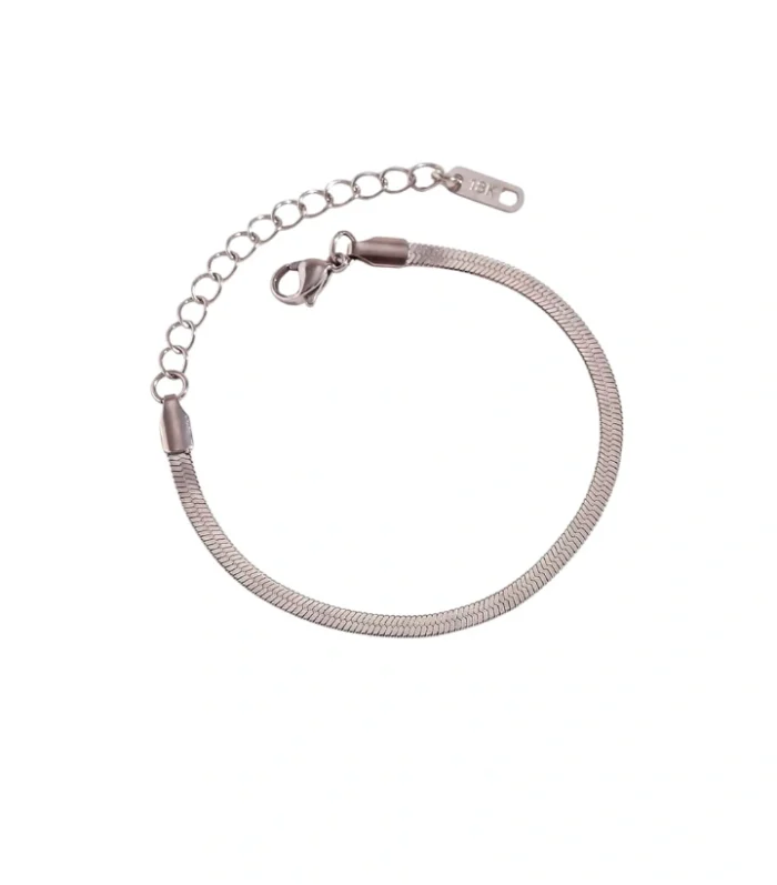 Herringbone Bracelet Silver