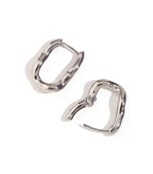 Ivory Hoops Silver