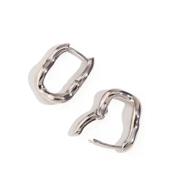 Ivory Hoops Silver