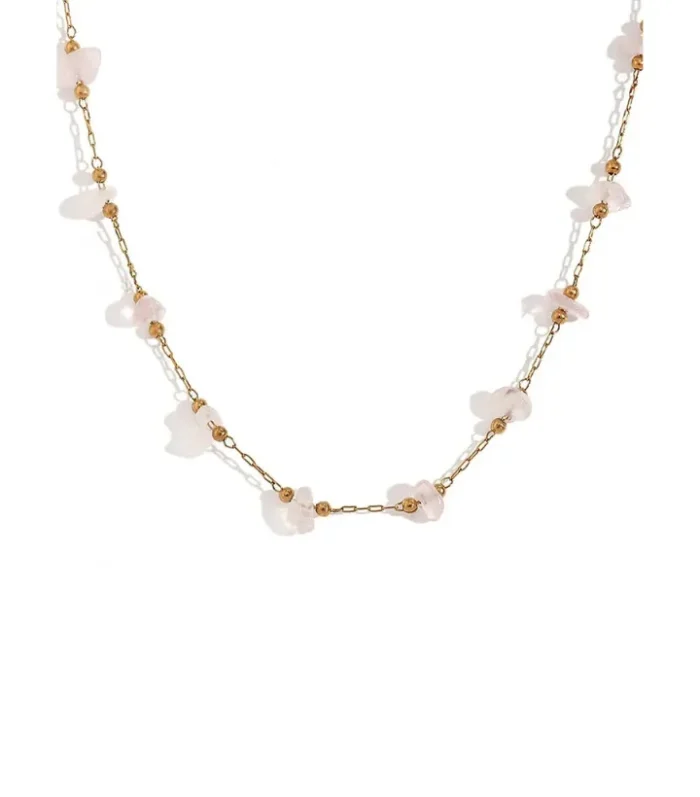 Ophelia Necklace In Pink