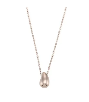 Water Drop Necklace Silver