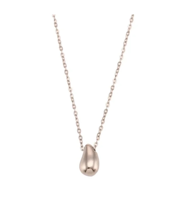 Water Drop Necklace Silver